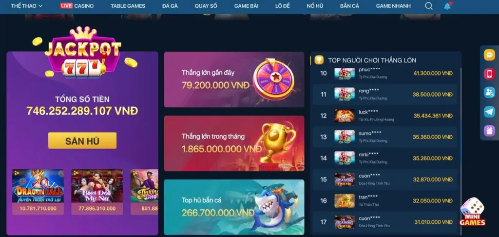 Các trò chơi casino đa dạng tại 888to Login như Baccarat, Roulette, Blackjack và Slot Games
